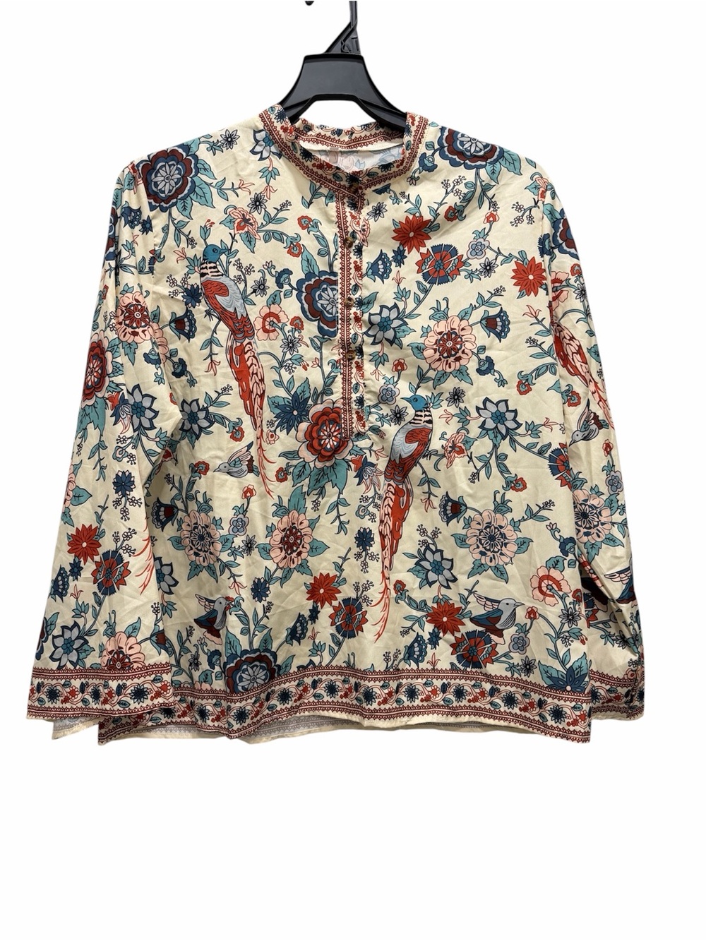 No Brand Women’s Floral Plus Size Long Sleeve Blouse Size 3XL